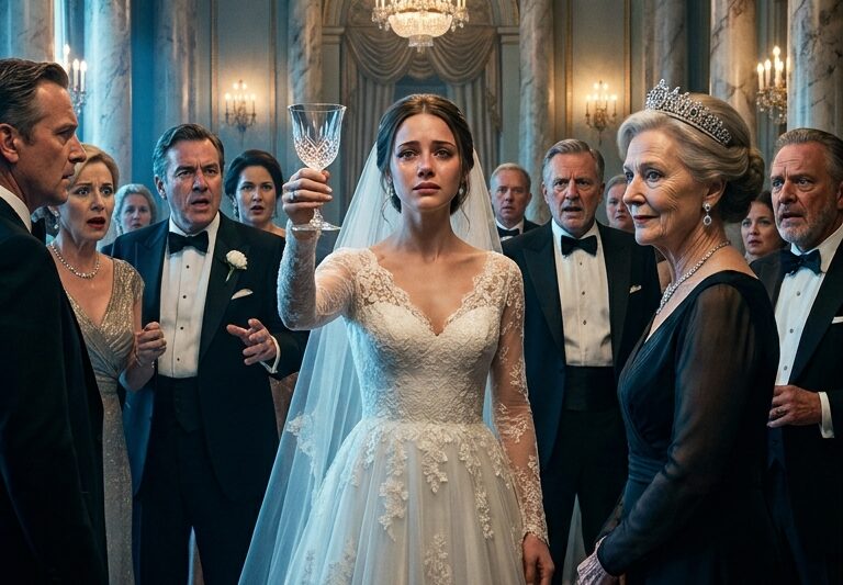 Enduring humiliation for five years to enter a wealthy family — but the wedding gift of an empty glass of water from the bride was what wiped out their entire empire overnight.