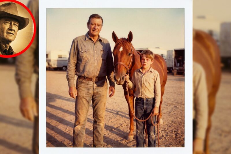John Wayne Bought a Horse Nobody Wanted— Then He Gave It to a Boy Nobody Noticed