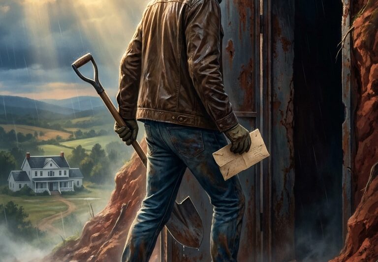 An 18-year-old boy spends all his money buying a barren, unwanted hill — then a heavy rain washes away the soil and rocks, exposing what caused his once-abandoned family to kill each other.