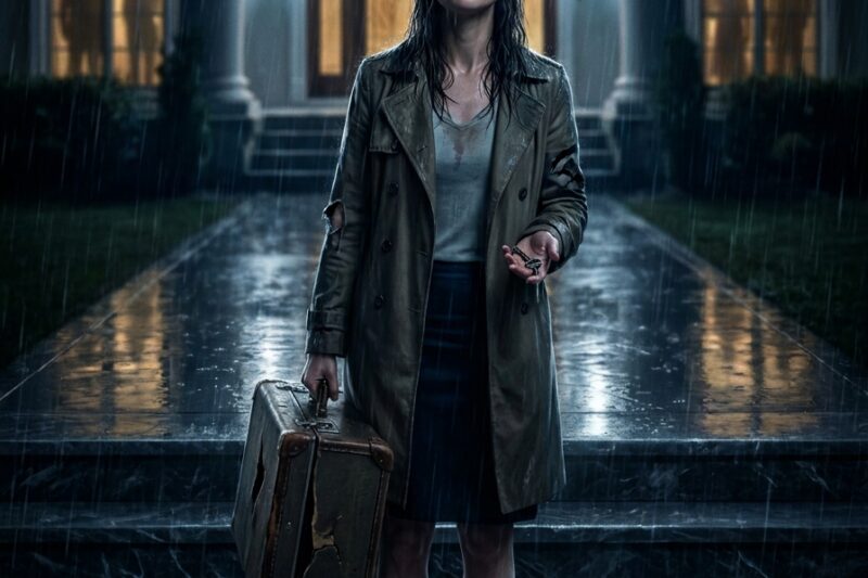 Swindled, Left Penniless, and Thrown Out at Midnight, She Smiled Because She Held the Safe Key