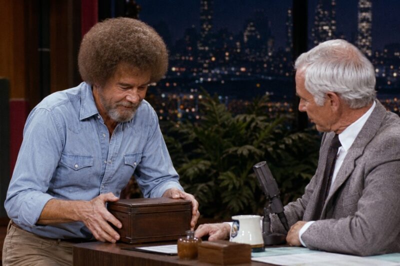 Bob Ross Brought A WOODEN BOX To Johnny Carson — 7 MINUTES LATER The Entire Studio Was Sobbing