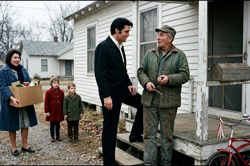 Elvis Saw A Man Change The Locks On A Widow’s Door — What He Said ENDED It