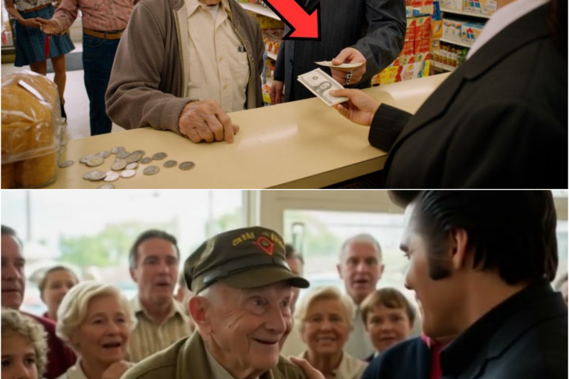 War Hero Counted Coins for Bread — What Elvis Did Next Left the Entire Store Silent