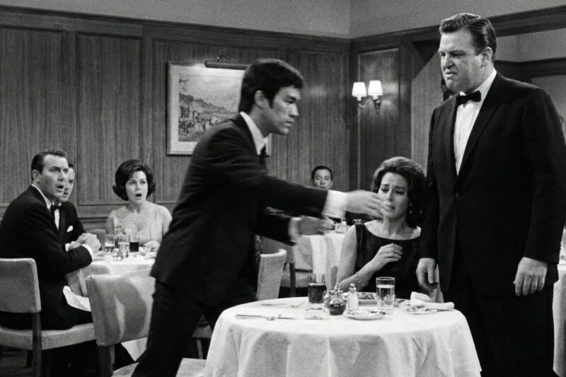 Bruce Lee at Dinner When BOUNCER Insulted His Friend — What He Did in 4 Secs Changed Everything