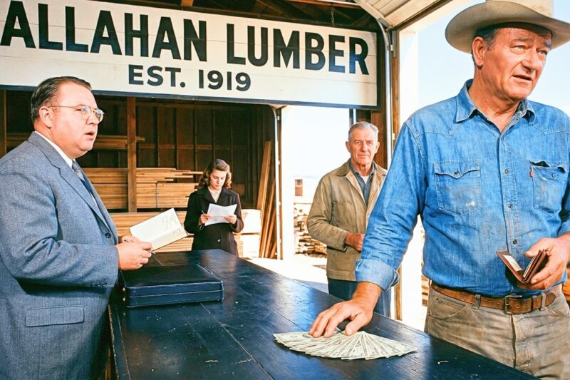 John Wayne Watched A Family Lose Their Lumber Yard In Wyoming 1961 — Then He Walked In