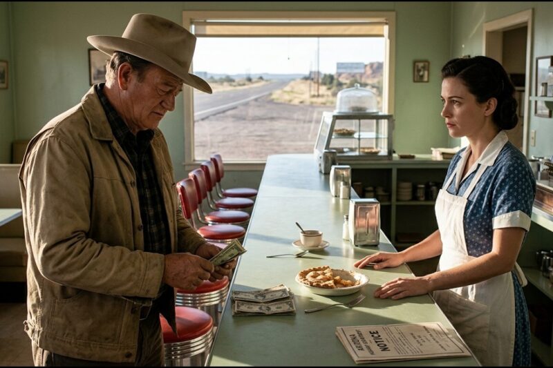 John Wayne Walked Into A Nine-Stool Diner On Route 66 In 1955—Thn He Counted Out $480 On The Counter