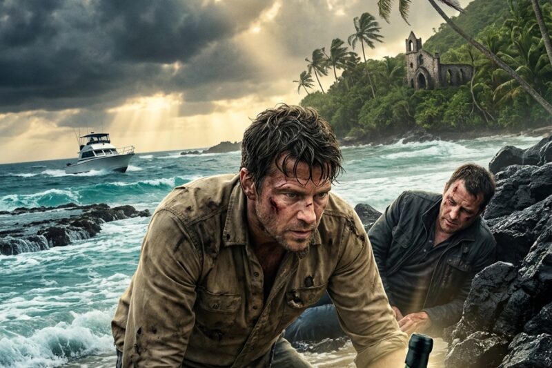 Trapped on a Deserted Island With No Way Out, a Glass Bottle Washed Ashore and Exposed a Crime