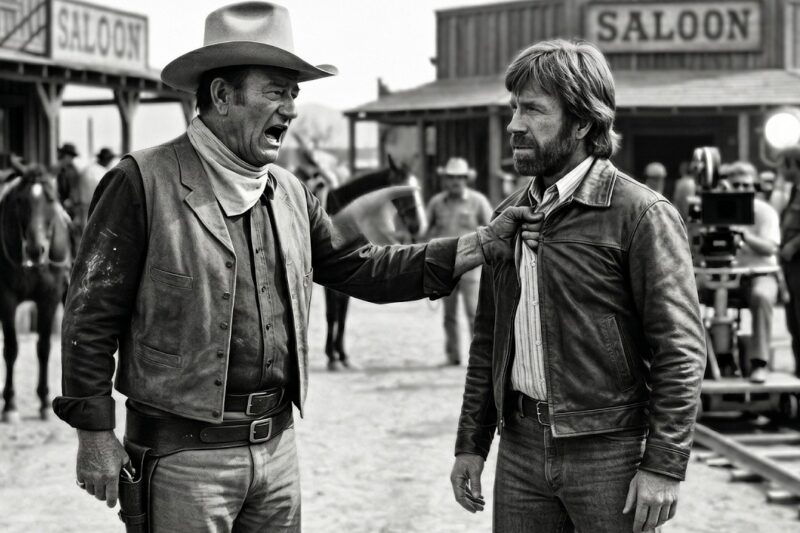 John Wayne Didn’t Believe In Chuck Norris—Until He Saw This 10-Second Demonstration