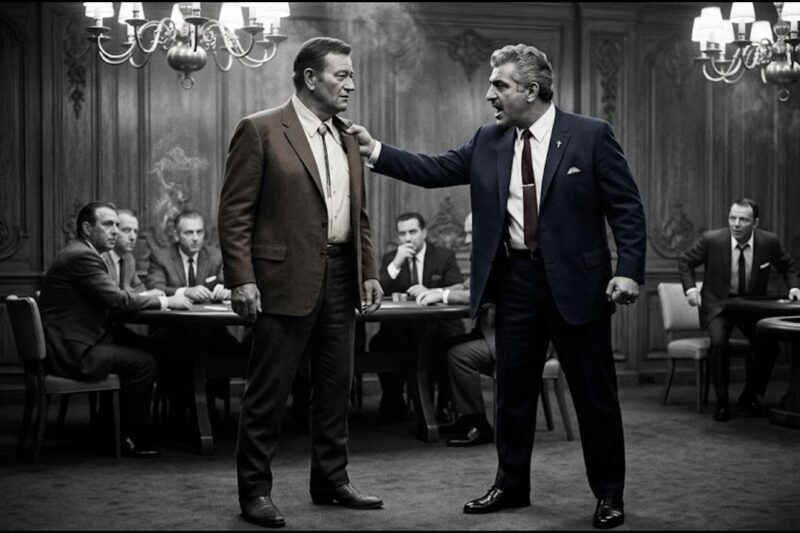 Frank Sinatra’s Bodyguard Grabbed John Wayne by the Collar in 1965 — 4 Seconds Later