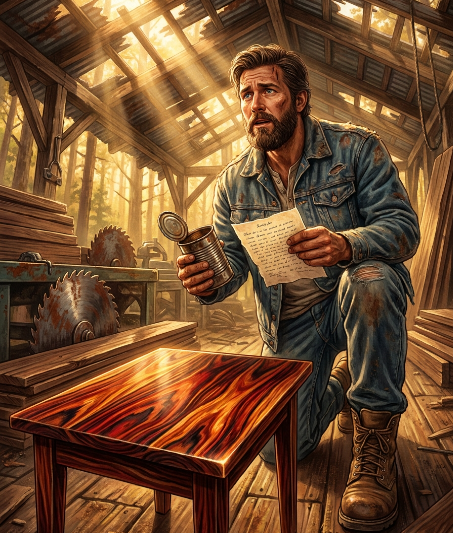 He bought a woodworking shop for ten dollars and shocked the craft world with his secret formula.