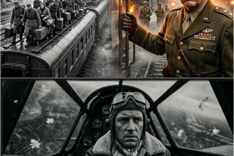They Were Riding on the Train Roof… Patton Ordered It Stopped
