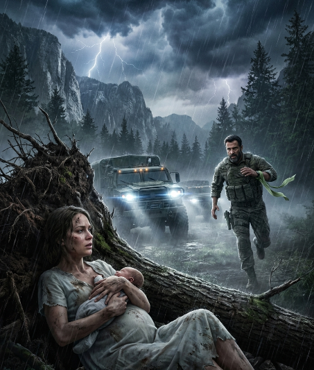 Eight Months Pregnant, She Was Thrown into the Deep Forest by Her Mother-in-Law to Die — The Baby’s First Cry Called the General, Who Had Been Missing for Five Years, Back with His Armored Unit.
