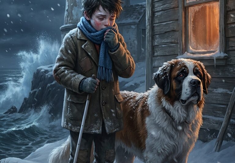 Driven out onto the streets by his stepmother on Christmas Eve, the blind boy takes refuge in an old lighthouse station — until the wooden cellar reveals a will that brings his entire family to their knees.