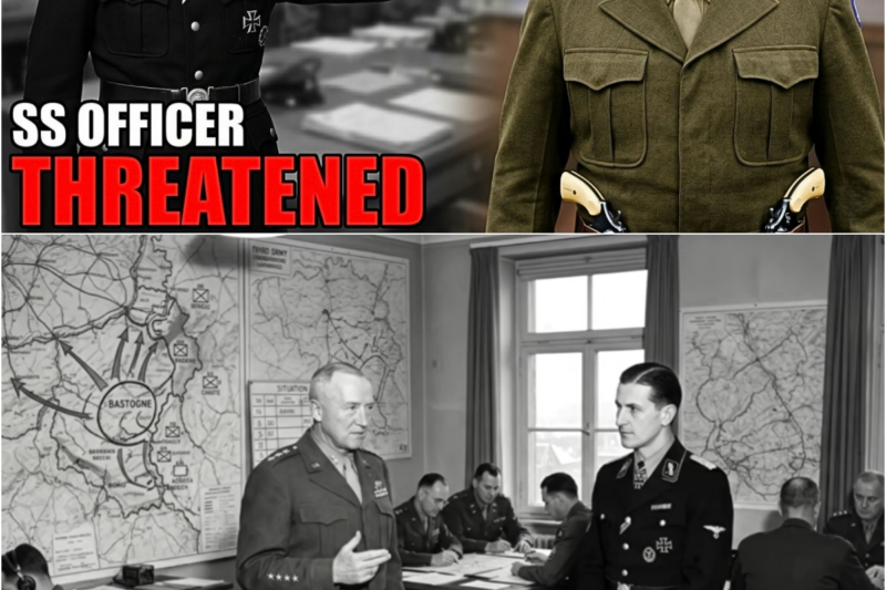 “What Patton Did When an SS Officer Threatened Him in His Own HQ”