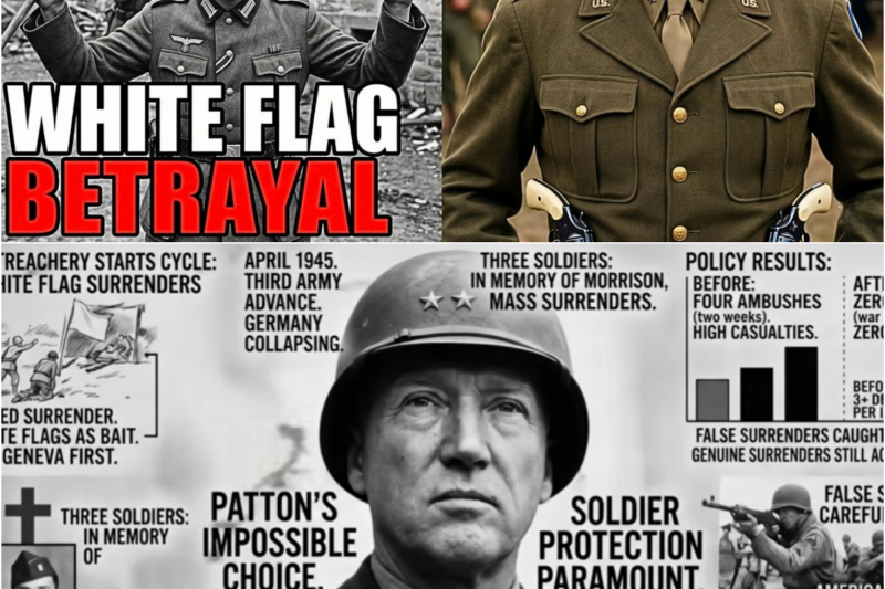 “What Patton Said When Germans Surrendered With White Flag – Then Opened Fire”