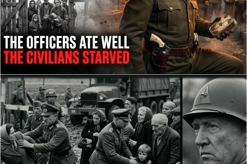 What Patton Did When German Officers Demanded Better Food Than Civilians