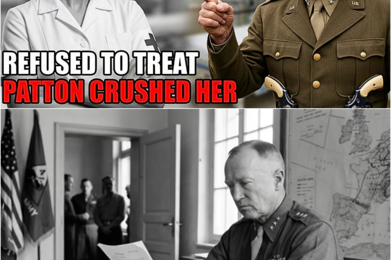 “A German Nurse Refused to Treat a Black American Soldier — Patton’s Response Was Brutal”