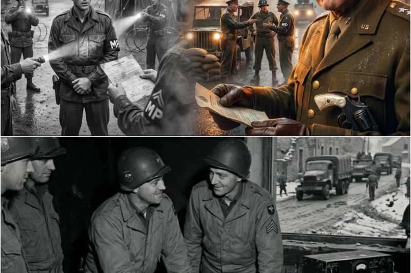 The Military Policeman Was Fake… Patton Realized It Immediately