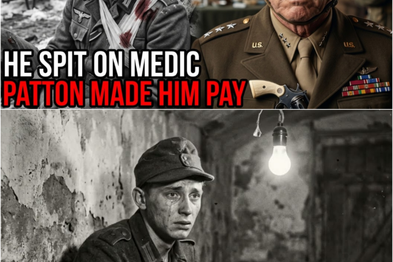 What Patton Did When a Wounded German Soldier Spit on an American Medic