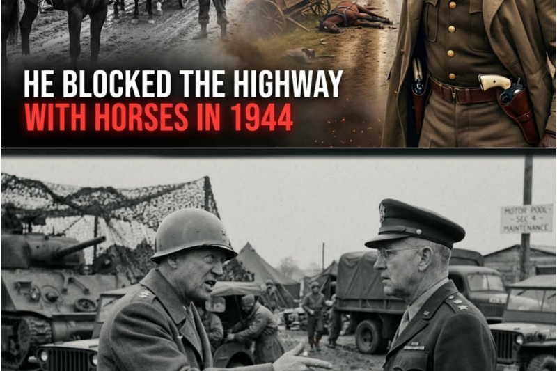 What Patton Did When a Cavalry Colonel Blocked His Highway With Horses