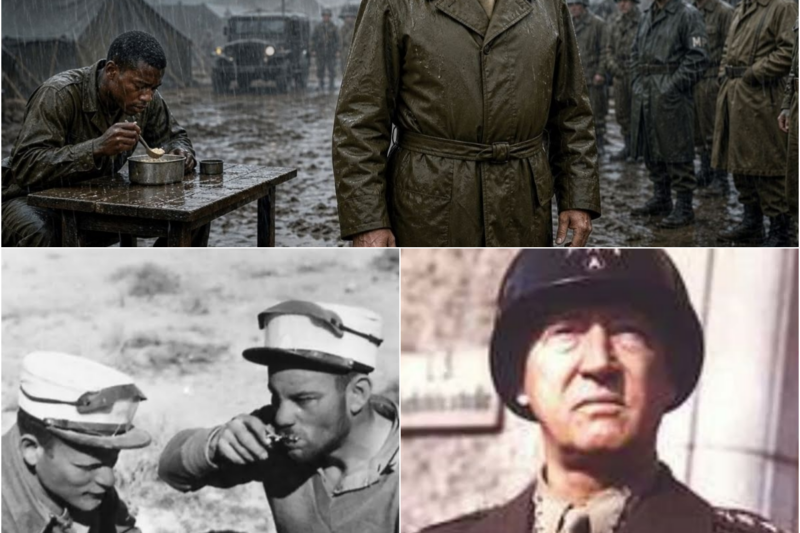 What Patton Did When He Saw a Black Soldier Eating Outside in the Rain