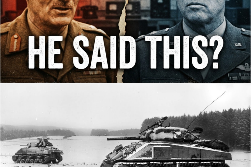 Why Patton Risked Court Martial To Defend US Soldiers Against Montgomery’s Accusations
