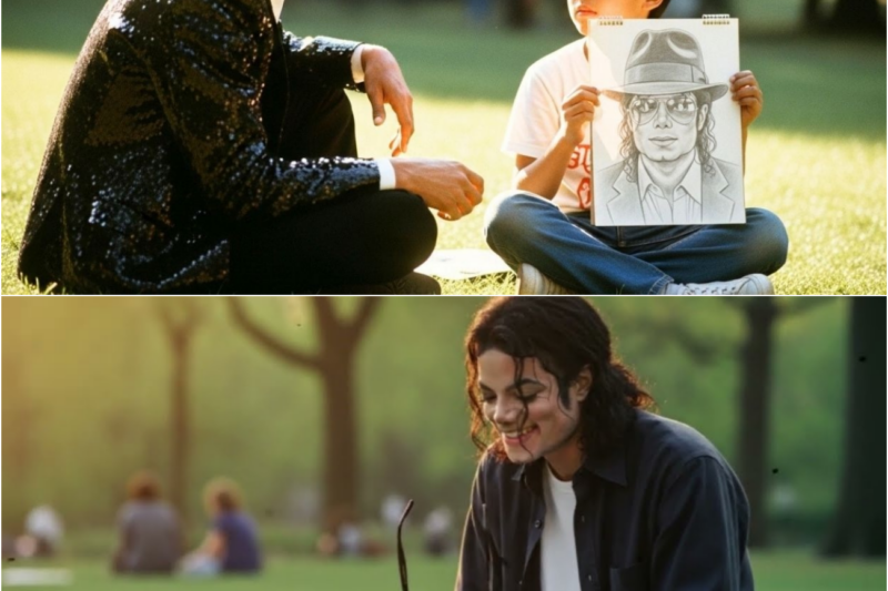 Michael Jackson Saw 10-Year-Old Drawing Him in Park — What He Did Still SHOCKS People