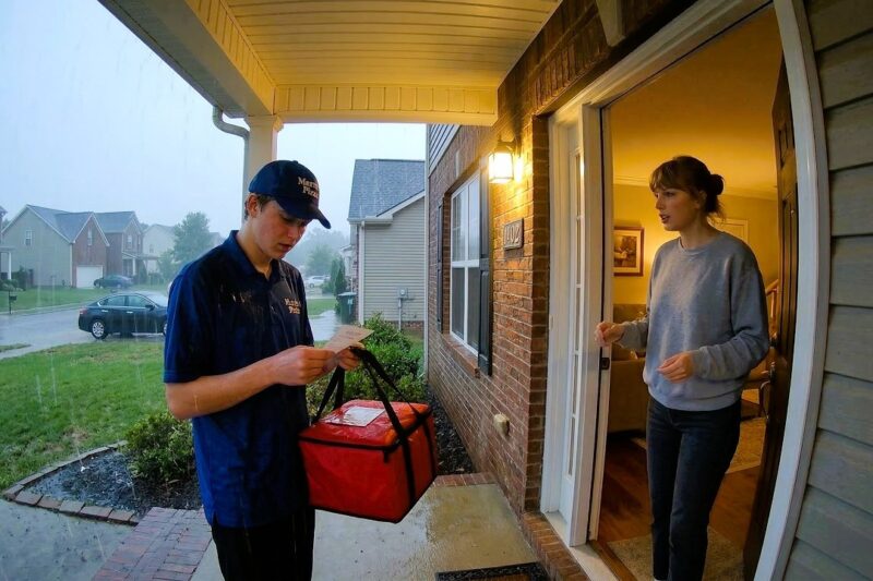 Pizza Delivery Teen Rings Wrong Doorbell — Taylor Swift’s Response Will Make You CRY