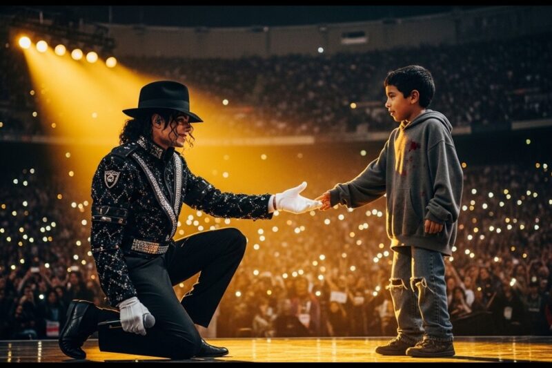 Homeless Boy Snuck Into Michael Jackson Concert — 2 Hours Later Security Found Him ON STAGE