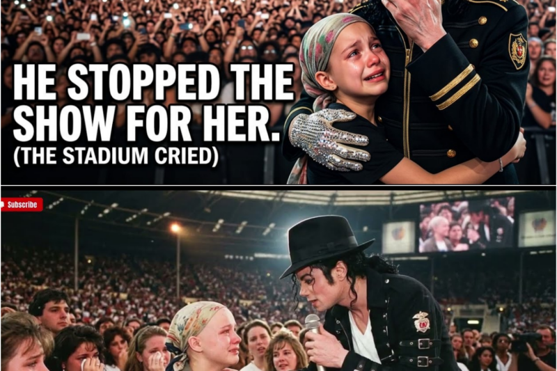 She Had Cancer… What Michael Jackson Did Next Left a Stadium in Tears