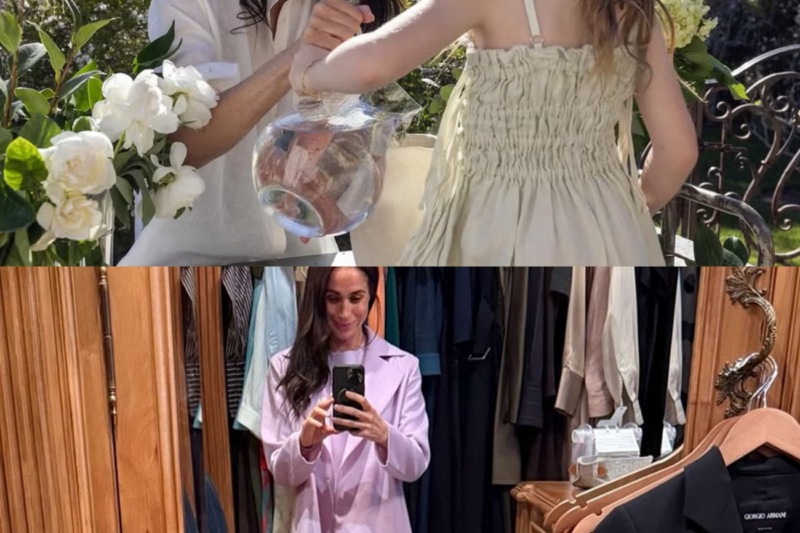 Duchess Meghan and Princess Lilibet have some fashion fun in new photo