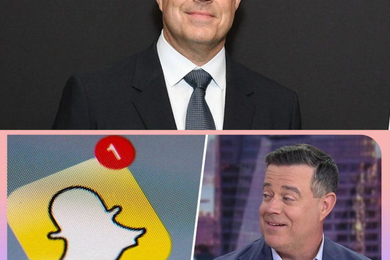 Carson Daly downloaded Snapchat for this surprising parenting reason