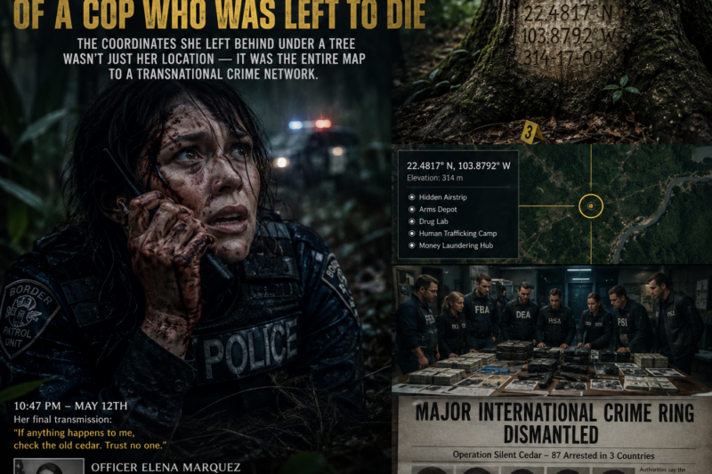 The Last Call of the Female Police Officer Abandoned in the Border Forest — The coordinates she left under the tree were not just her location, but the entire transnational crime network.