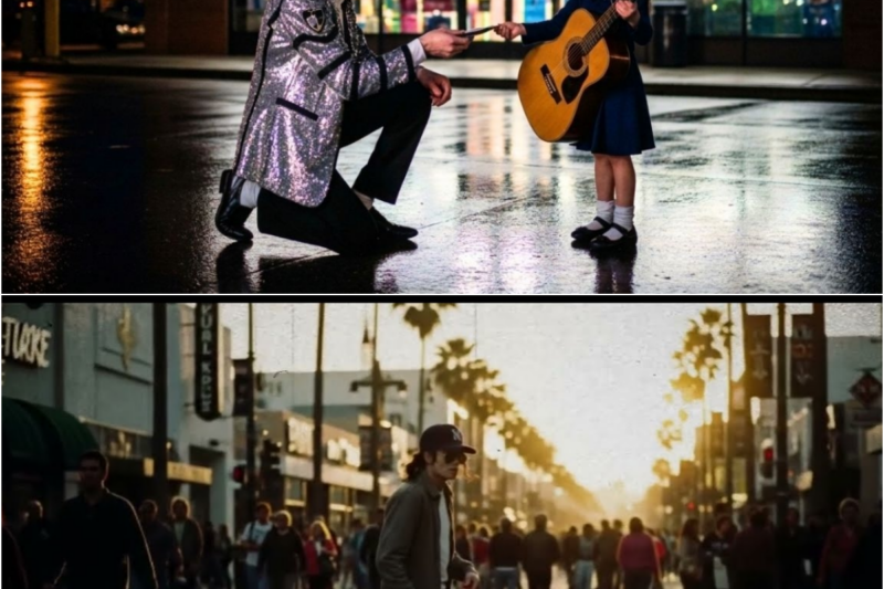 Michael Jackson Found 9 Year Old Busking His Songs — Gave Her Something That Made Crowd CRY