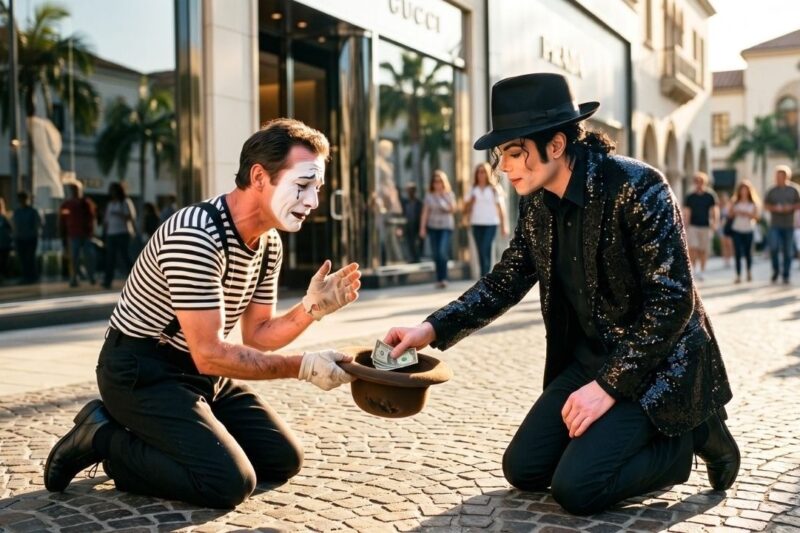 Michael Jackson Watched Street Mime Outside His Hotel — Hired Him On Spot, Made Him Millionaire