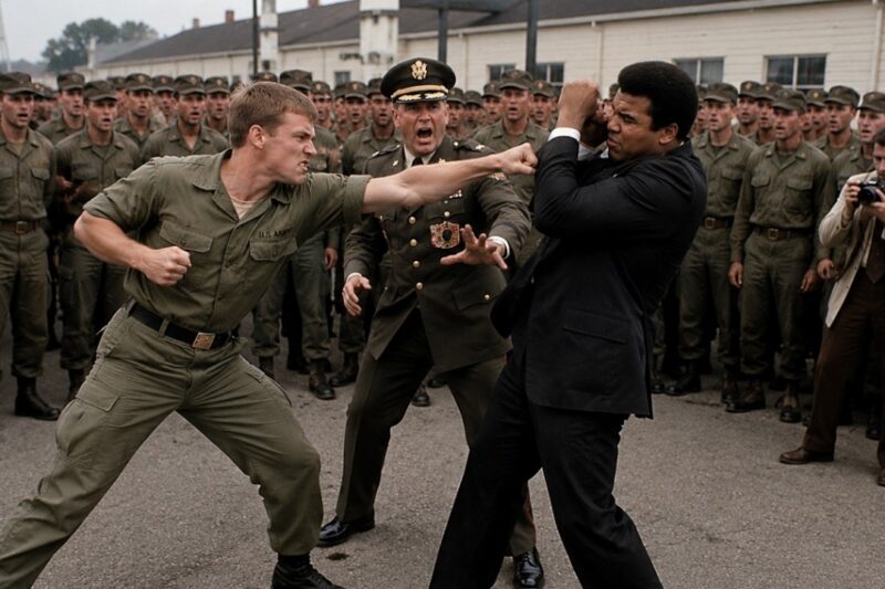 A “Racist” Soldier Tried To Punch Muhammad Ali — 10 Seconds Later This Happened…