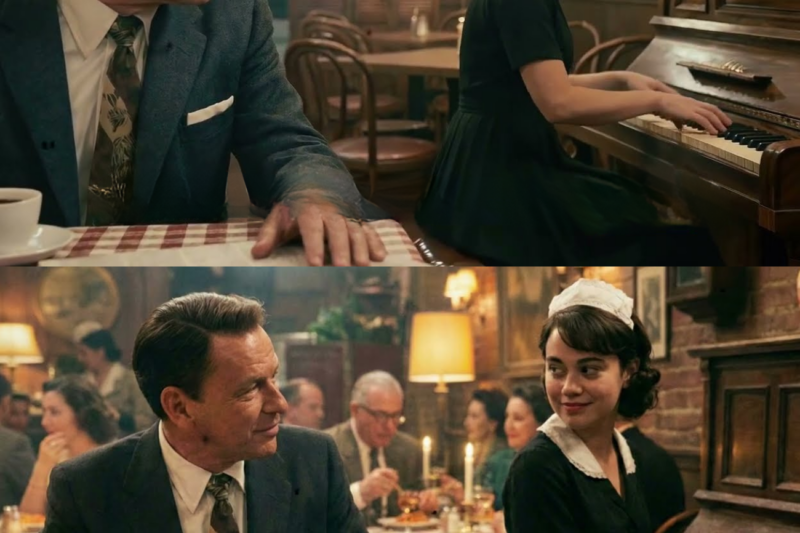 Unknown Waitress Sang During bre4k — Sinatra Walked In, What He Did LEFT Her in TEARS