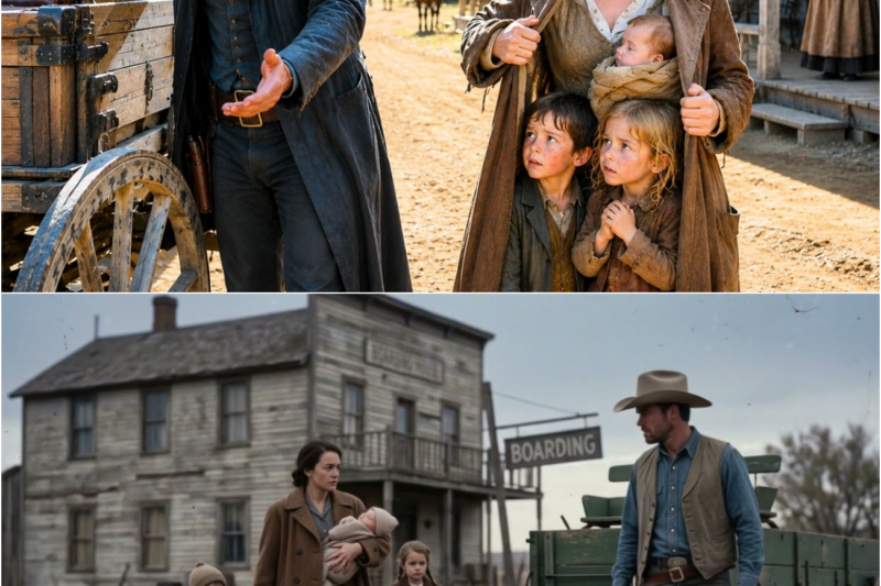 She Hid Three Children in Her Coat — The Rancher Didn’t Ask Why, He Just Drove