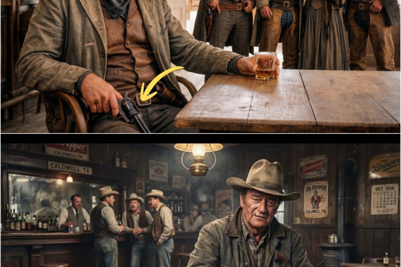 The Gunmen Thought A Vet’s Widow Was Defenseless — John Wayne Watched Them Quietly, Colt In Hand