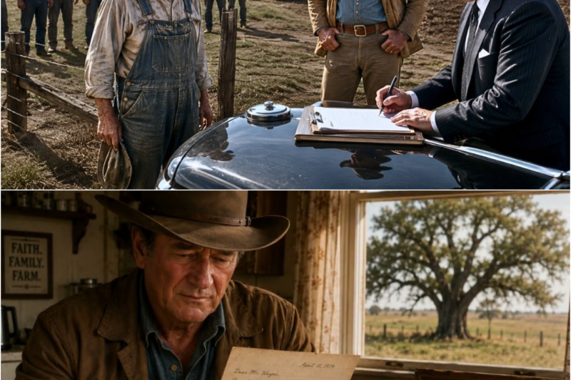 John Wayne Saw a Banker Take an Old Farmer’s Land in Oklahoma — Then He Did Something Nobody Expecte