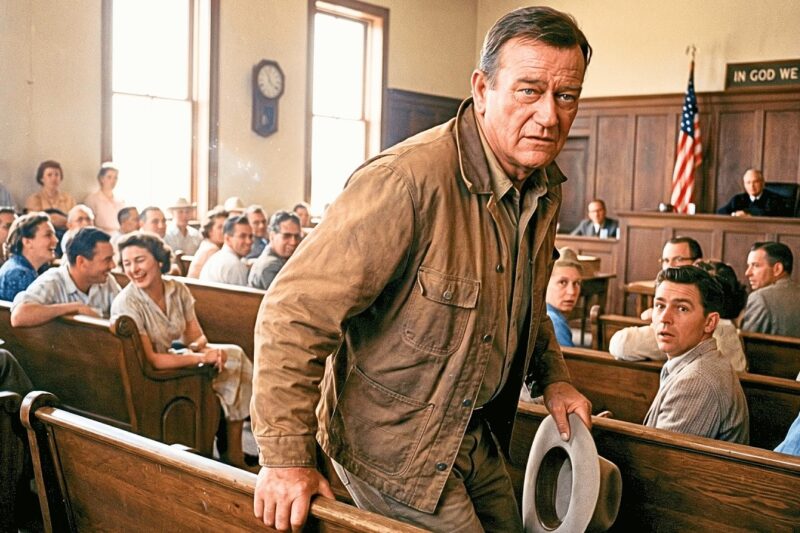 The Judge Let Them All Laugh — John Wayne Was the Only One Who Stood Up