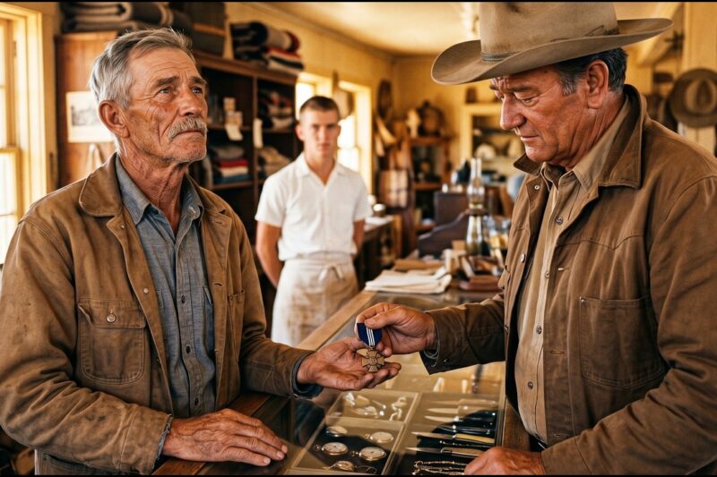 John Wayne Saw A Marine Offered $8 For His Navy Cross In 1965. He Paid $800