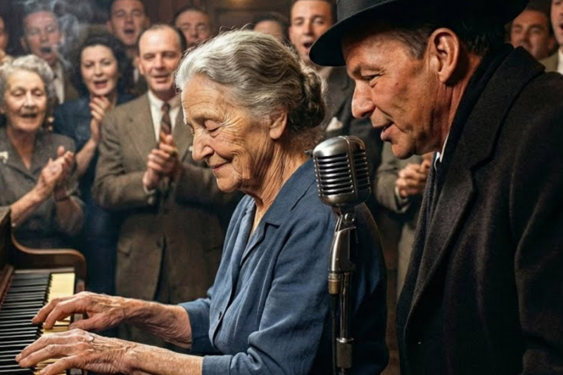 ELDERLY Pianist Woman Played “My Way” in Bar — Sinatra Walked In, What Happened Next Went VIRAL