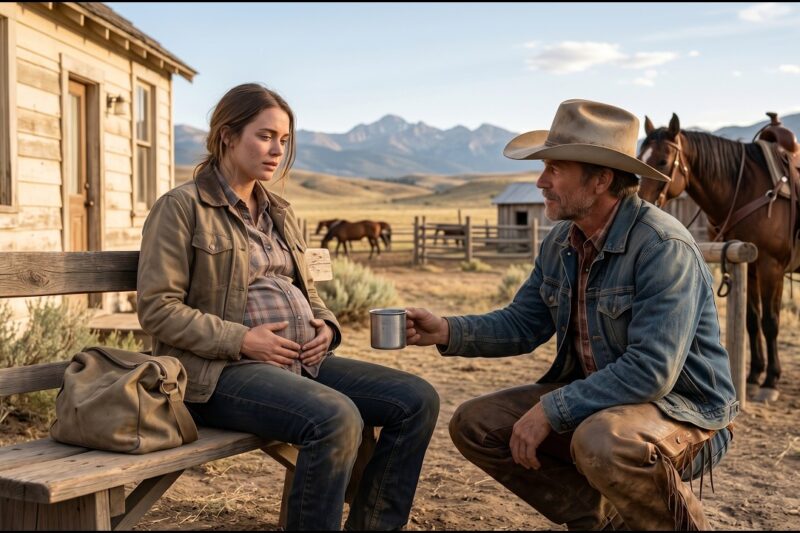 She Arrived Pregnant, Penniless and Alone — The Silent Cowboy Said “You Are Home Now