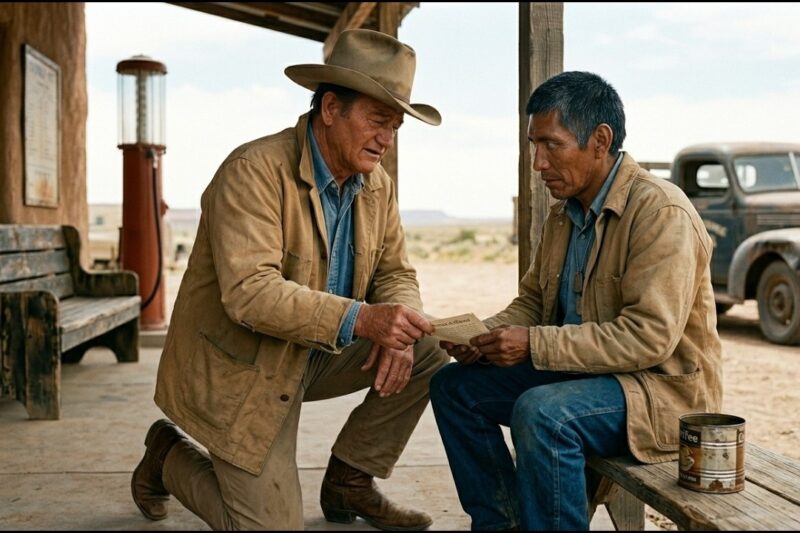 John Wayne Saw A Blinded Navajo Marine Begging At A Gallup Depot 1957 — Then He Bought Him A Home
