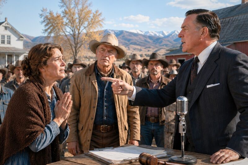 A Banker Humiliated A Widow In Public — Then John Wayne Did Something That Shocked The Entire Town