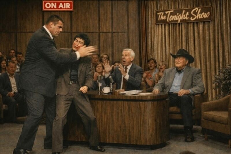 John Wayne’s 350lb Bodyguard Slapped Bruce Lee on Carson — Just Watch What Happened in 6 Seconds