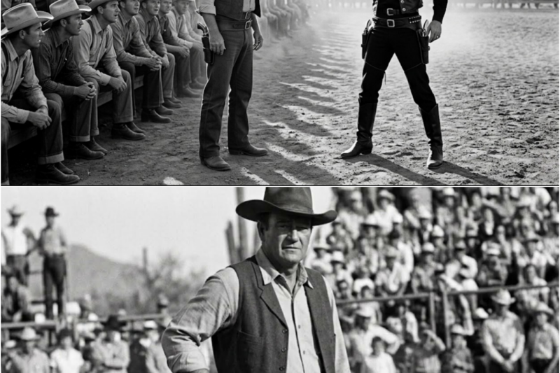 John Wayne Stood Silent When A Fast Draw Champion Called Him Out In 1959 — Then He Drew