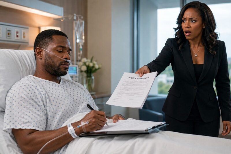 She Filed While I Was in Surgery — I Signed the Papers and Said Nothing. She Froze