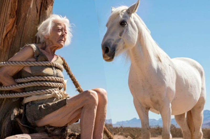 RICH MAN TIES UP his MOTHER in the DESERT for ASKING MONEY for MEDICINE, but the HORSE SAW…